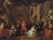 William Hogarth Beggar s opera oil painting